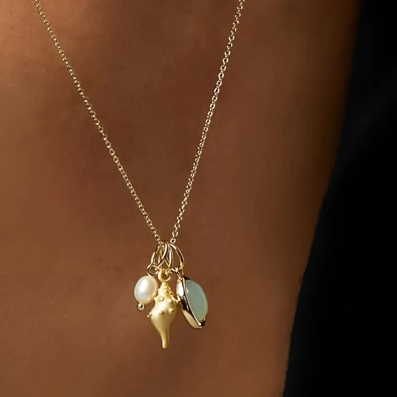 DORÉ CONCH PENDANT NECKLACE - Image 4