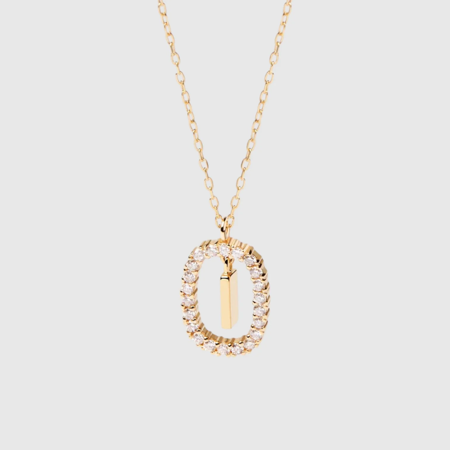 INITIAL ZIRCON NECKLACE - Image 11