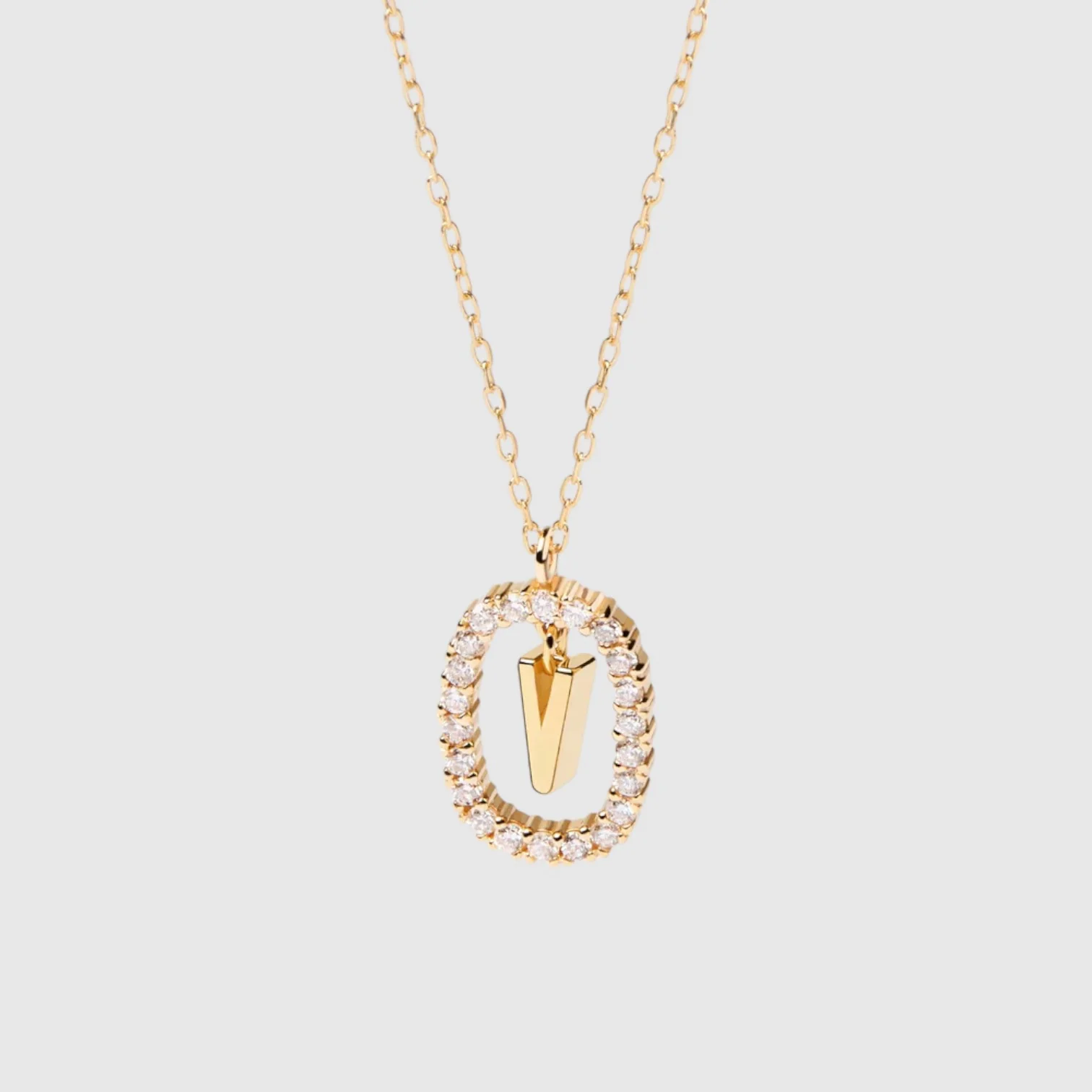INITIAL ZIRCON NECKLACE - Image 21