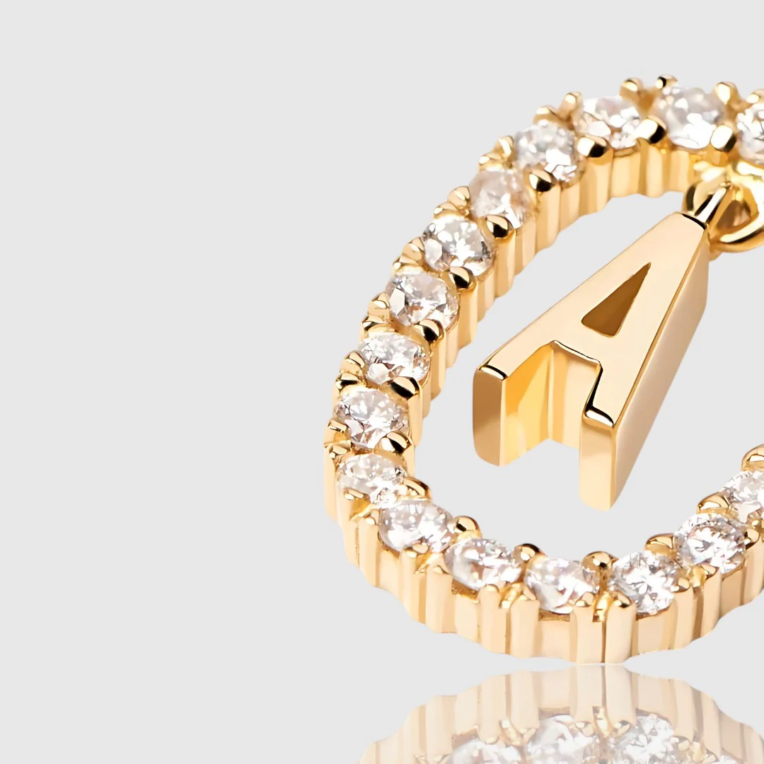 INITIAL ZIRCON NECKLACE - Image 3