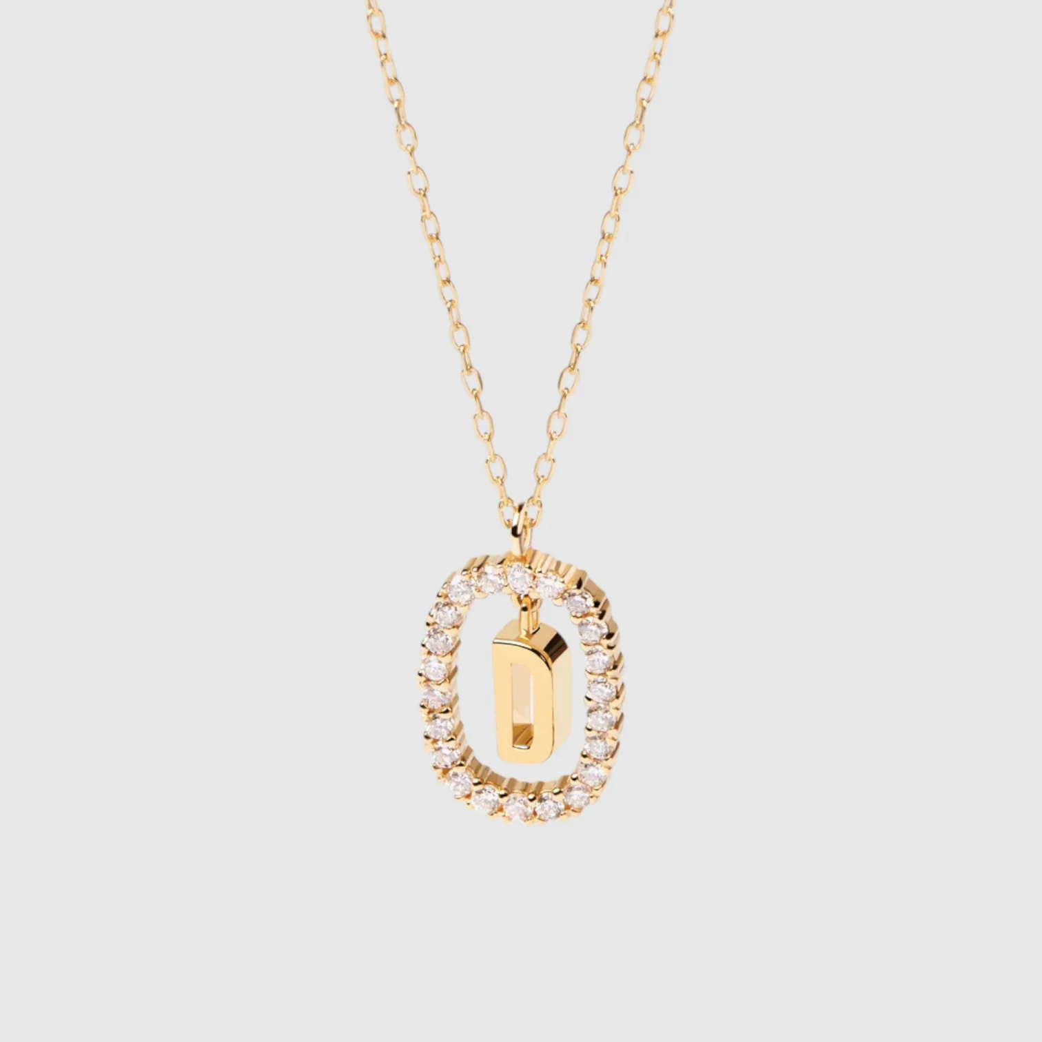 INITIAL ZIRCON NECKLACE - Image 7